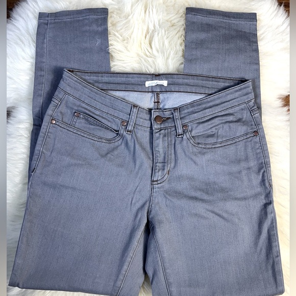 Eileen Fisher Denim - Eileen Fisher Light Grey Organic Stretch Jeans, Size 8